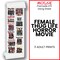 Female Thug Life Horror Movie DTF Transfer 22x60 Direct-to-Film Gang Sheets 11 Adult Prints Iron On Transfers
